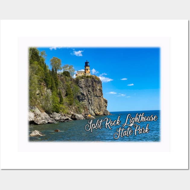 Split Rock Lighthouse State Park & Lake Superior Wall Art by gorff